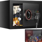 Mini Safe Tresor mit Zahlenschloss Schlüssel,