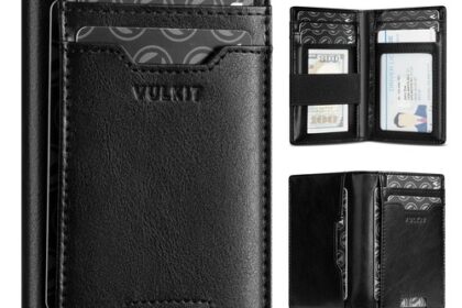 Kreditkartenetui mit RFIDBlockierung, dünne Brieftasche aus