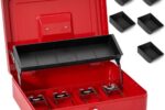 Große Verriegelung Geldaufbewahrung Sicherheitsbox Geldkassette mit