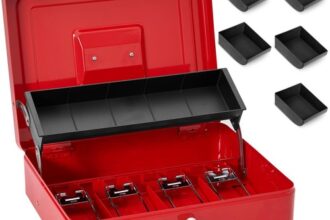 Große Verriegelung Geldaufbewahrung Sicherheitsbox Geldkassette mit
