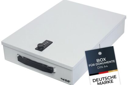 141307 Abschließbare Dokumentenkassette mit Zahlenschloss |
