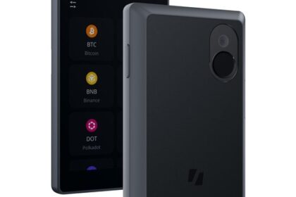 Airgapped Cryptocurrency Hardware Wallet/4ZollTouchscreen/Fingerabdrucksenso...