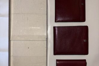 NOS GOLDPFEIL PORTMONAIE SCHLÜSSELETUI KARTENETUI 3ER-SET