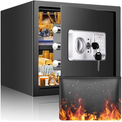 Feuerschutztresor Safe, 40L, Elektronisch, Alarm, Wandmontage