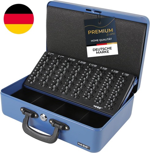 HMF 22037-05 Geldkassette Geldzählkassette 2 Tragegriffe,
