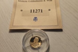 Kleinste Goldmünze der Welt