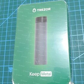 Trezor Keep Metal Seed Backup 24