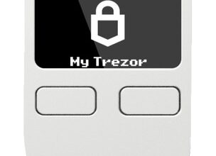 TREZOR Model One - White Bitcoin