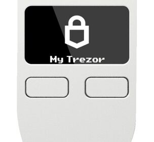 TREZOR Model One - White Bitcoin
