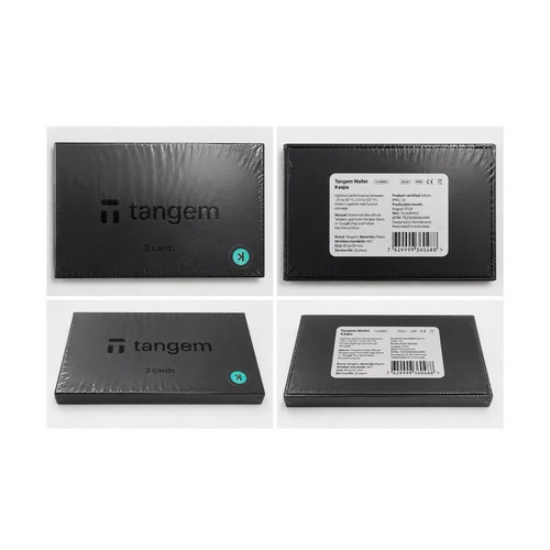 Tangem Kaspa Hardware-Wallet 3 Karten EAL6+