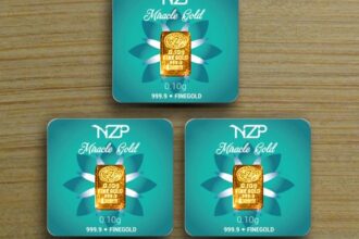 GOLDBARREN 0,10 Gramm NZP / Gold