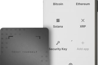 LEDGER SAS Stax + Wiederherstellungsschlüssel Crypto